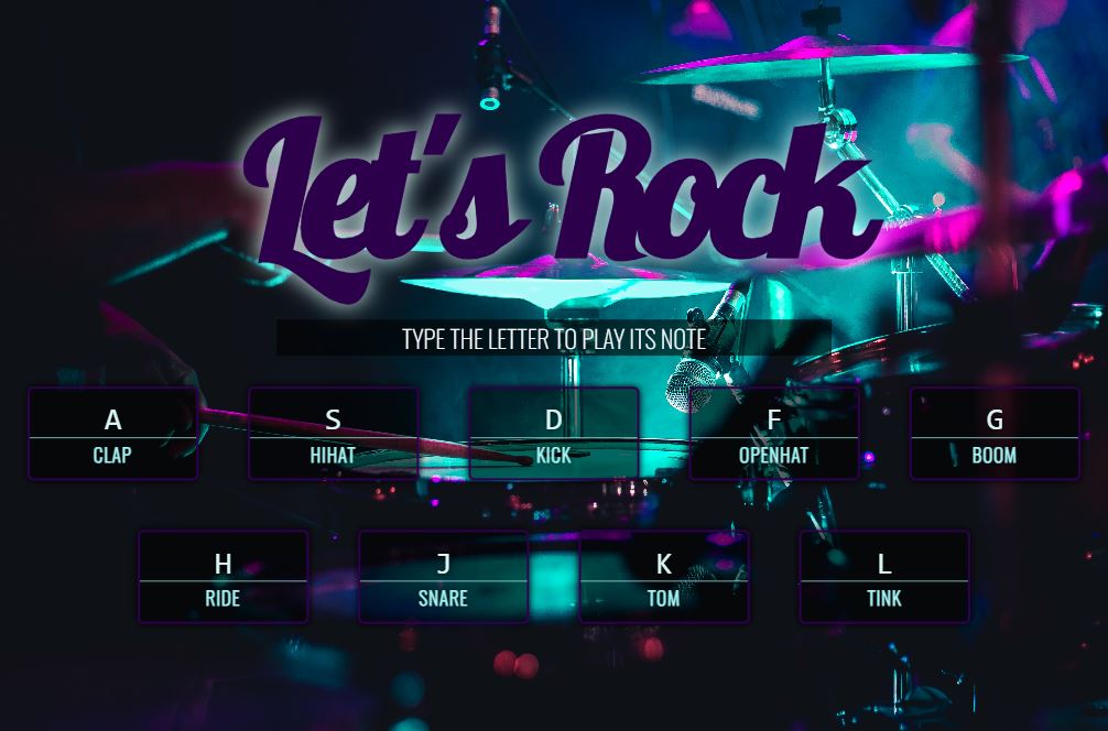 Virtual Drumkit Site